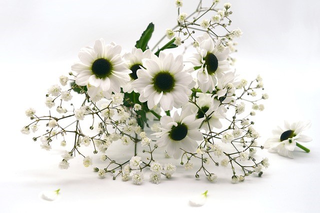 Bild av en blomsterbukett