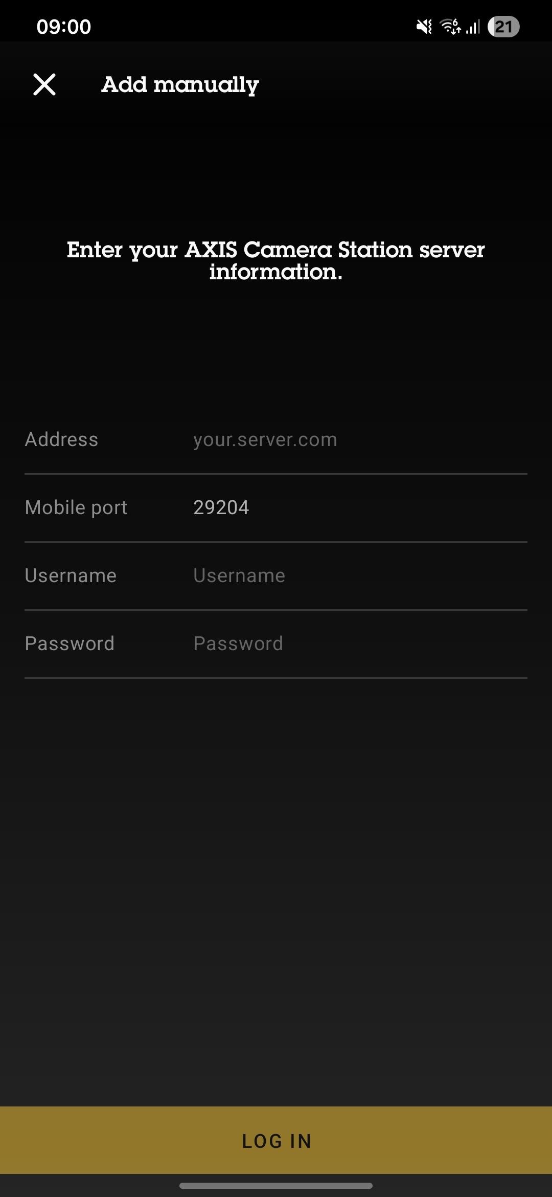 install axis