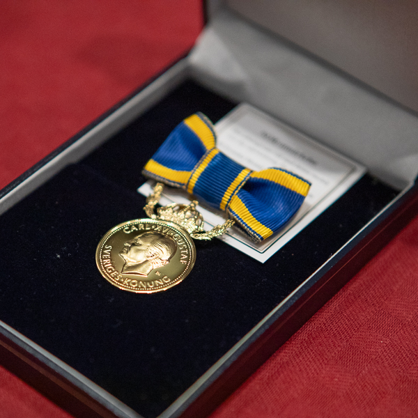 En guldmedalj i ett etui