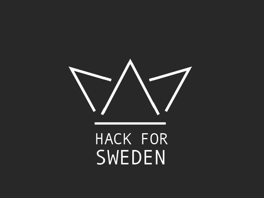 Logo för Hack for Sweden 2018.