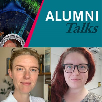 Alumni Talks speakers Carolina von Schantz and Rebecka Brattlund Hellgren. Photos: Private.