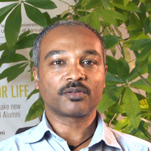 Portrait of a man. Photo.