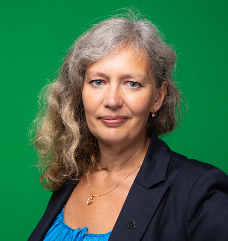 Porträttbild på SLU:s rektor Maria Knutson Wedel.