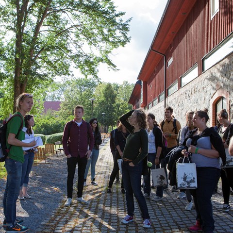 Rundtur på SLU:s campus i Uppsala.