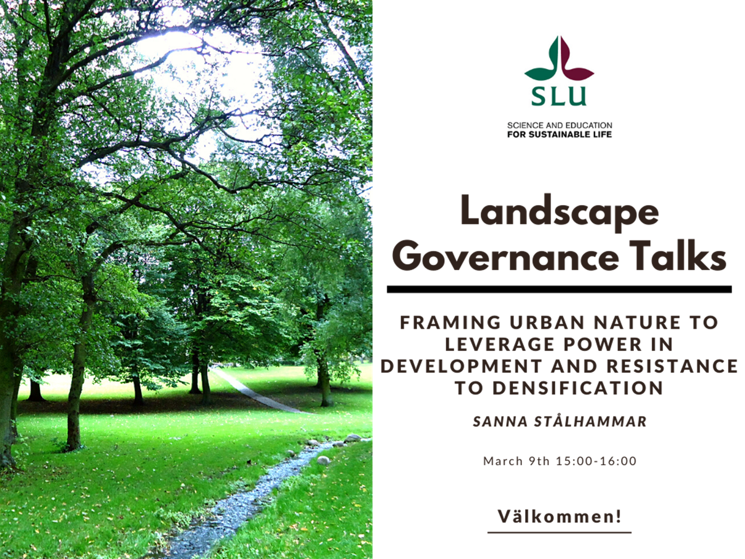 Landscape Governance Talk