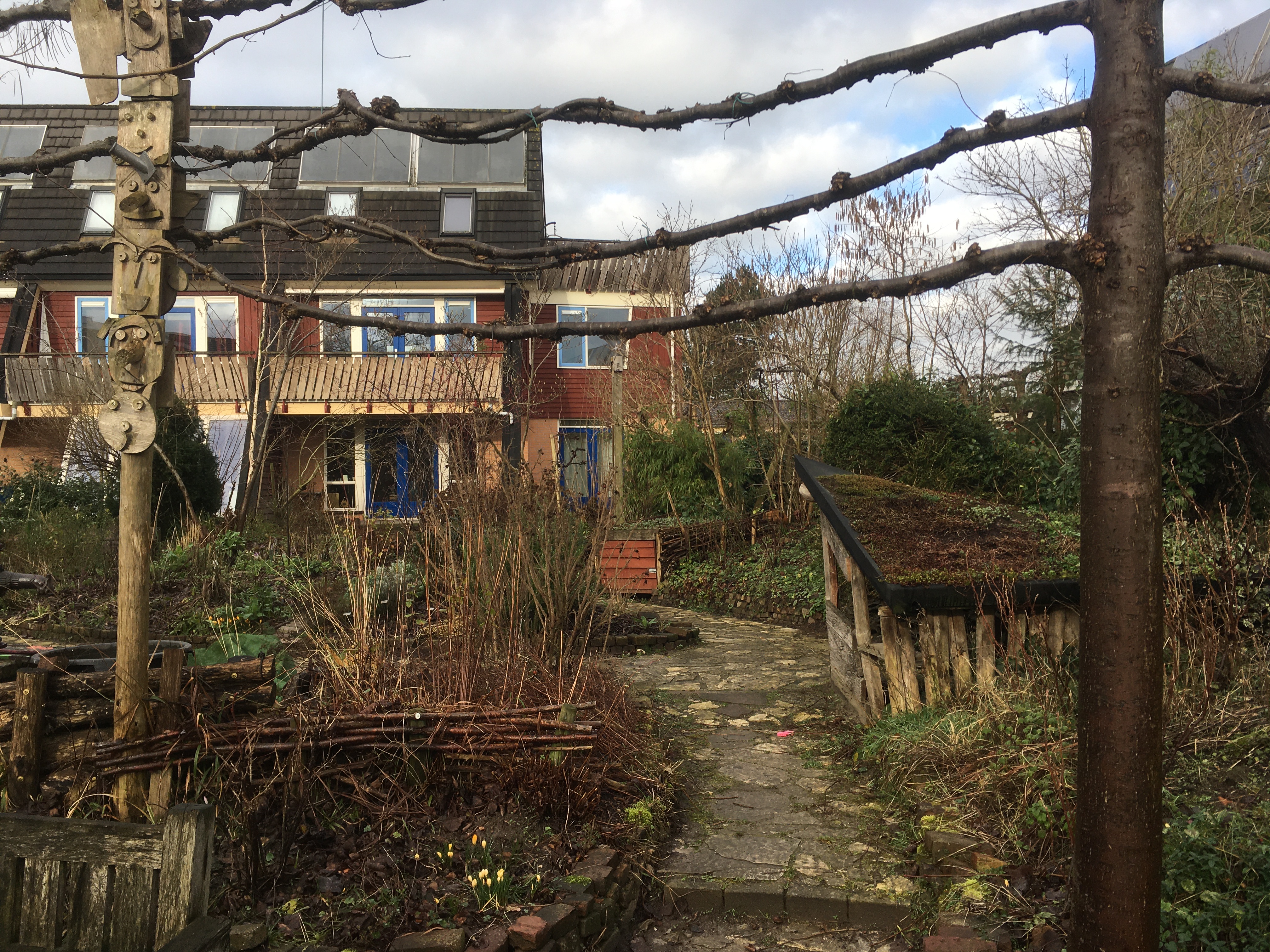 Ecological housing project in Eva Lanxmeer in Culemborg