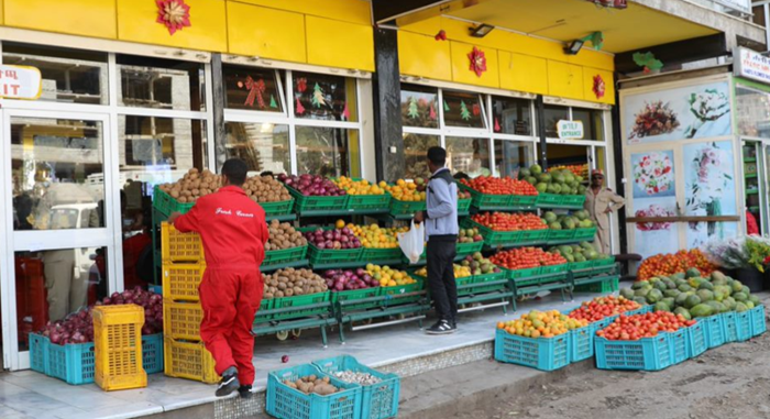 Fruit- and vegetable shop