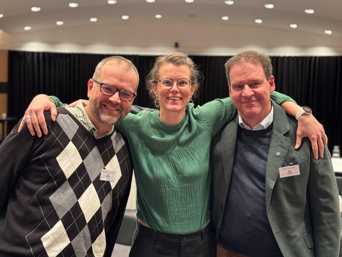 Bild på Hjalmar Laudon, Sandra Jämtgård och Ove Nilsson.