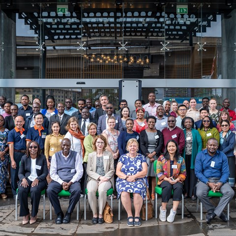 Group photo of the participants in the AgriFoSe2030 meeting in Nairobi 2023