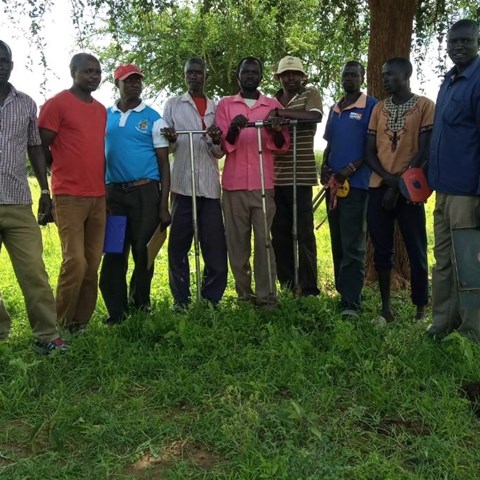 Field technicians in Kenya