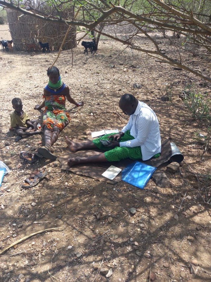 Ongoing interview in Kenya