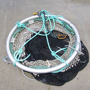 A fish net. Photo.