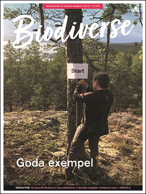 Omslag på Biodiverse nummer 1 år 2020.