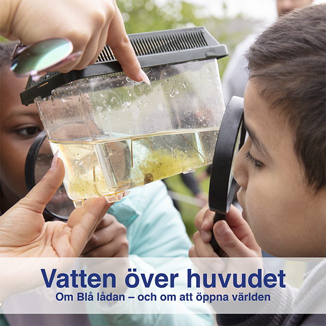 Omslag broschyr Blå lådan