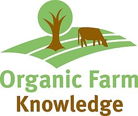 Organic farm knowledge logotyp.