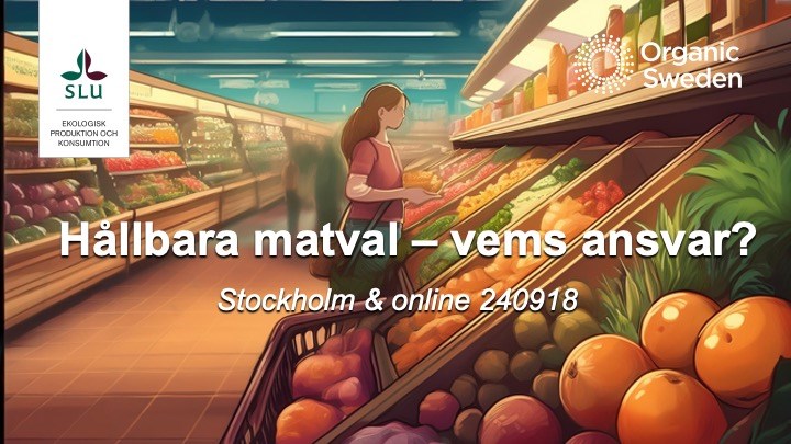 AI-generad bild av en person i en mataffär.