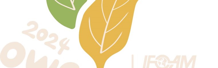 Två löv med texten 2024 OWC Taiwan