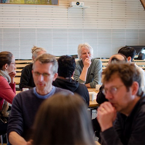 Diskussioner vid Future Forest lunchmöte