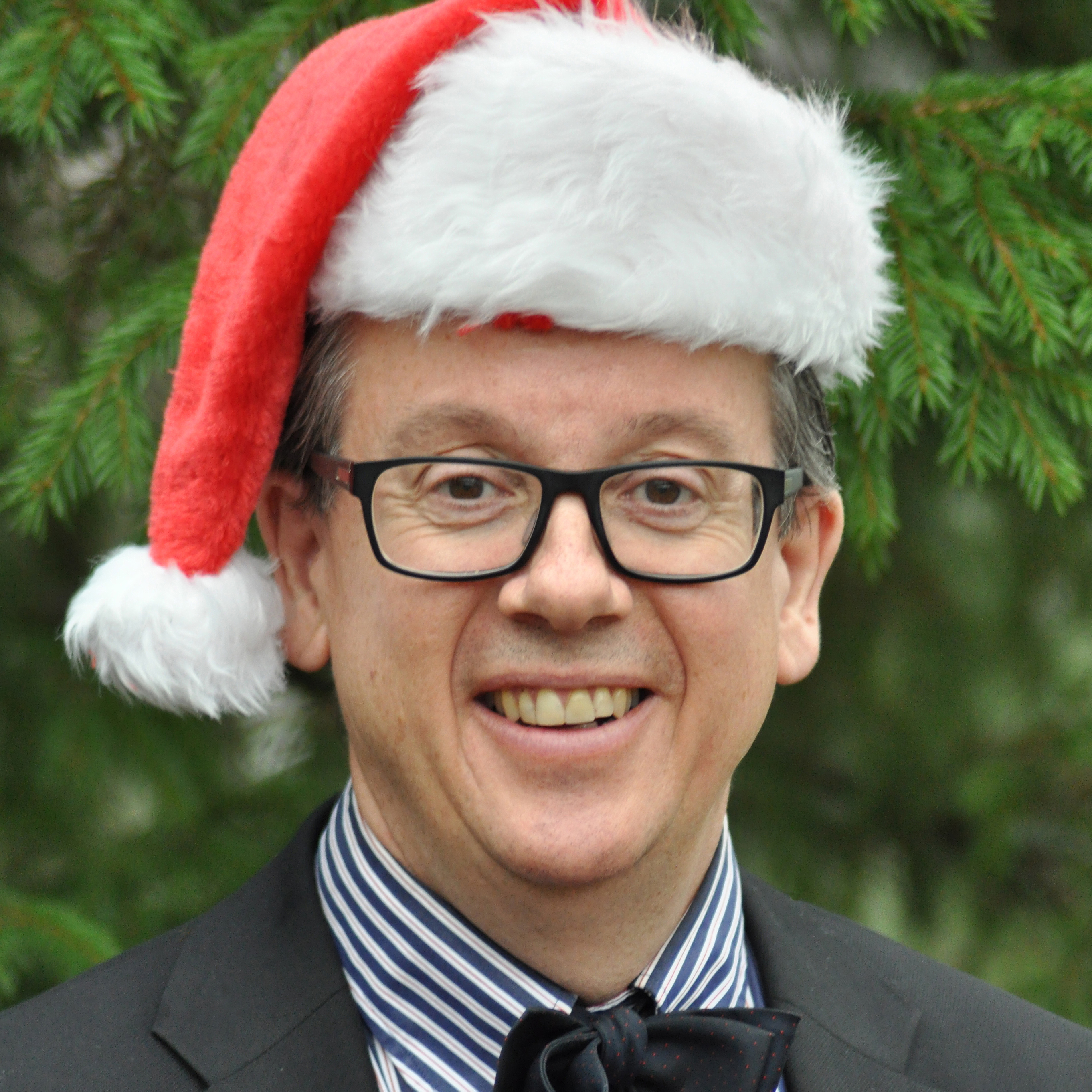 Richard Tellström som tomte, 2014. Foto Hans Lundholm 
