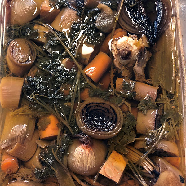 Närbild på mat. Foto.