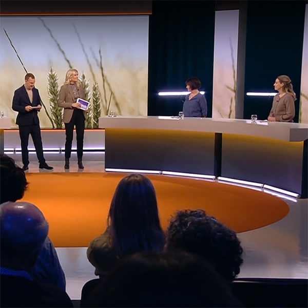 Skärmklipp från tv-programmet Agenda.