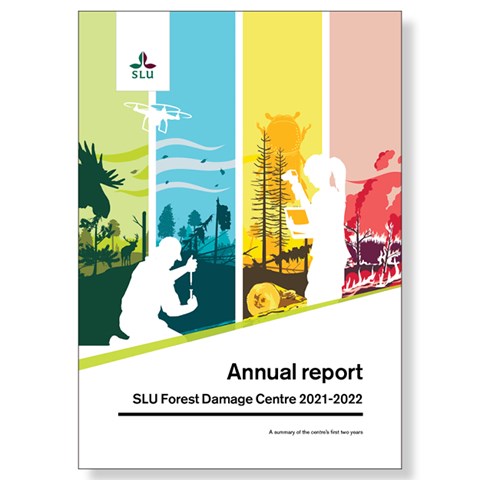 bild av årsrapporten SLU Skogsskadecentrum