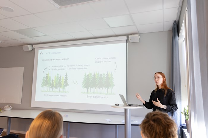 Doktorand presentation. Foto. 