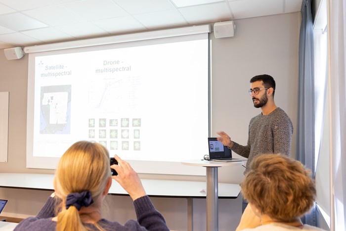 Doktorand presentation. Foto. 