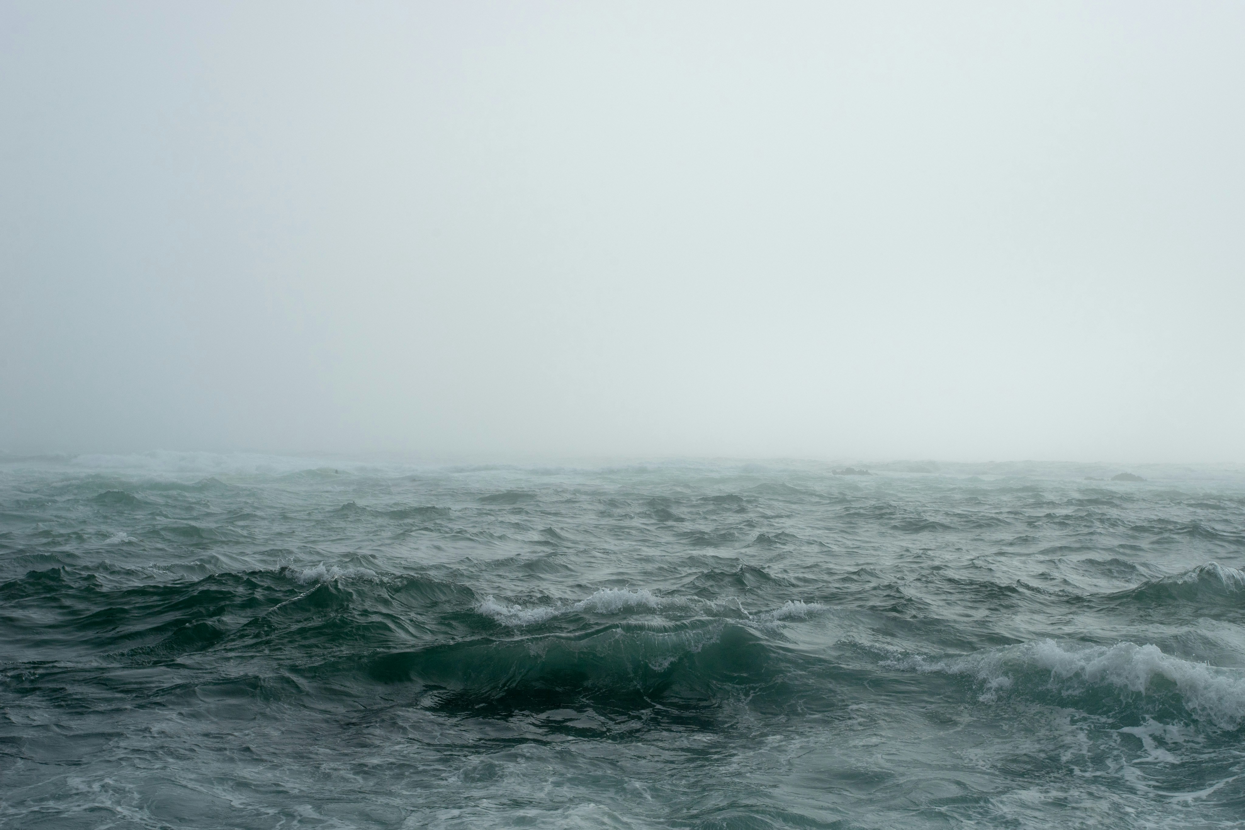 A stormy ocean