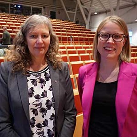 Maria Knutson Wedel och Kristina Yngwe