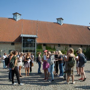 Studenter på campus Alnarp