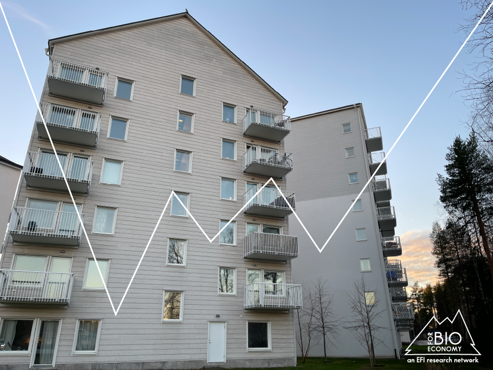 Multi-family housing on Mariehem in Umeå