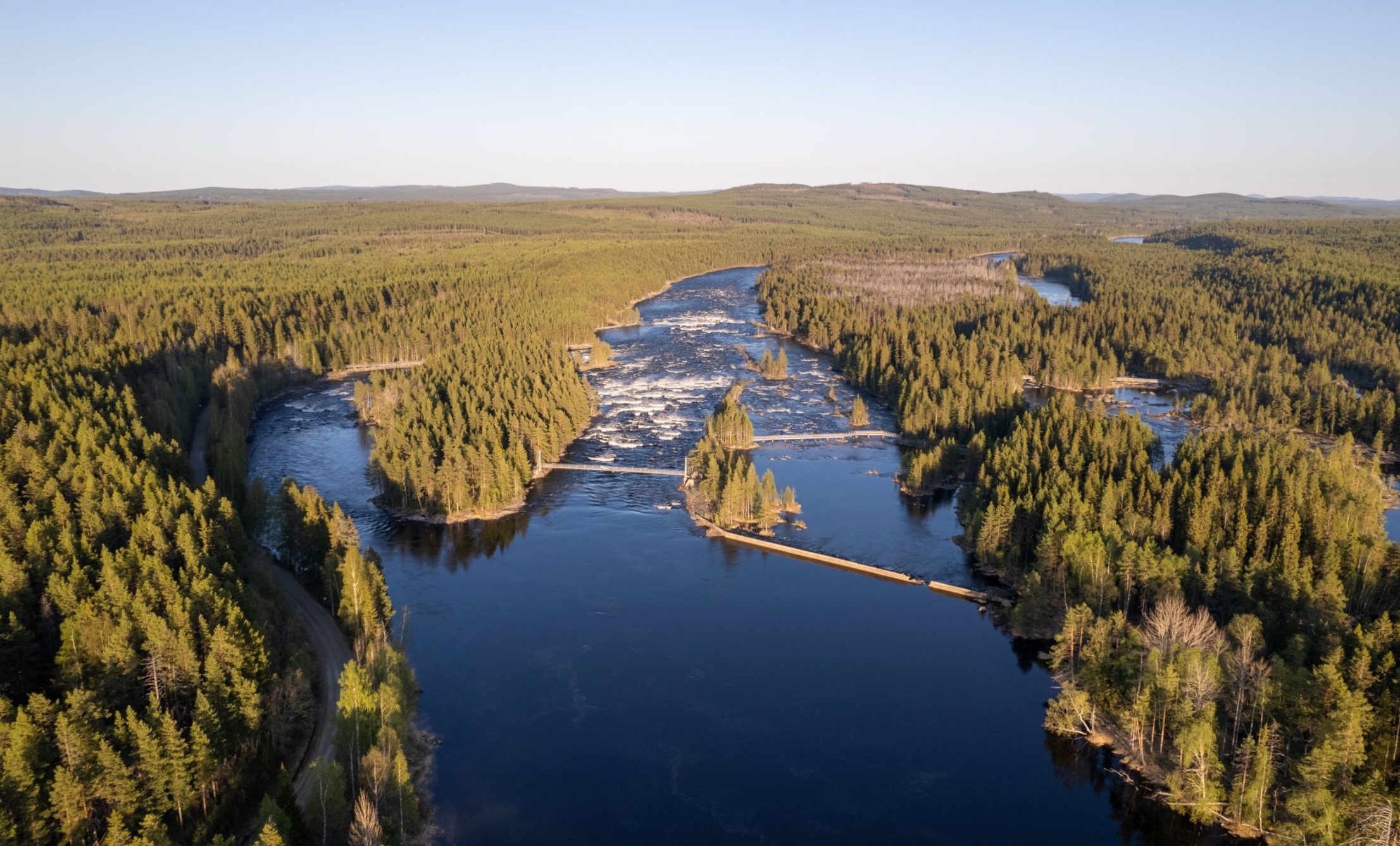 Vindelälvens biosfärsområde.
