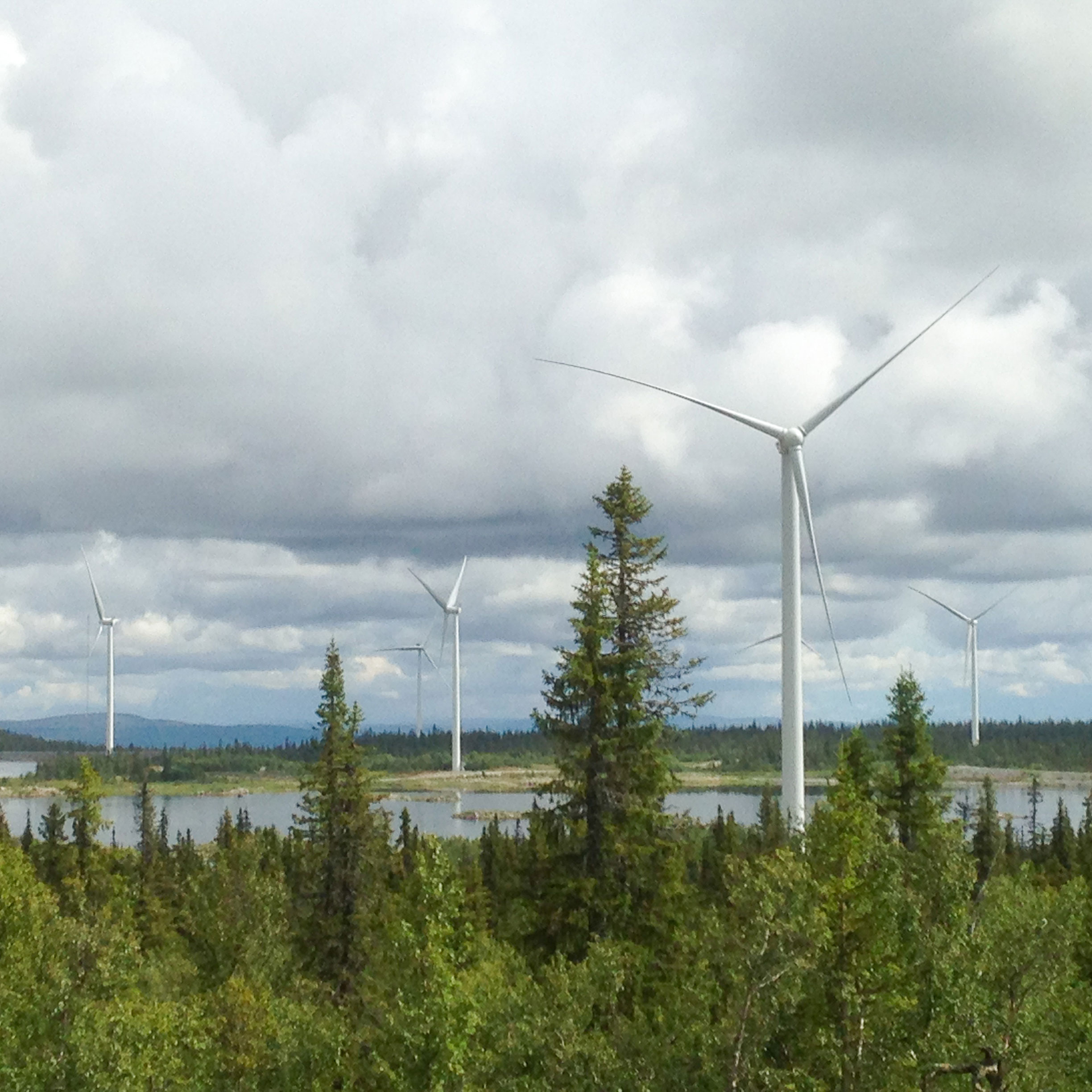 Vindkraftverk. Foto.