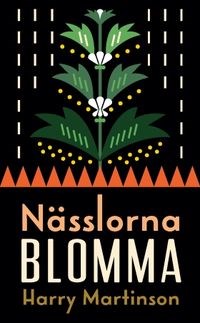 Bokomslag med stiliserad nässelplanta, illustration.