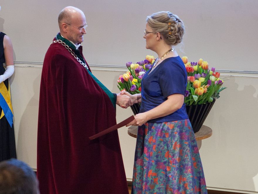 The professorial inaugeration in 2017
