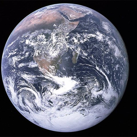the earth from space