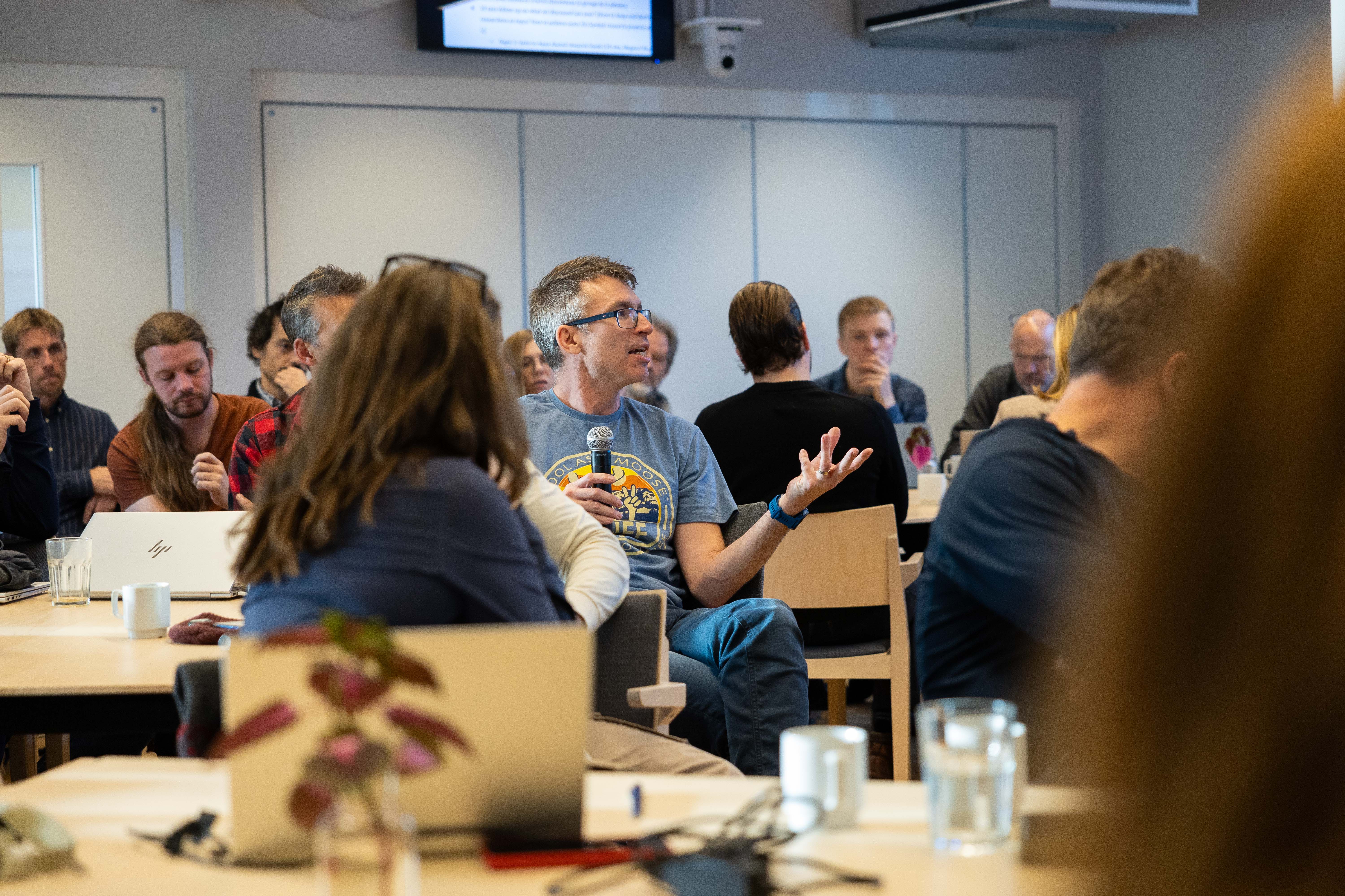 Deltagare på forskarworkshop i Lysekil