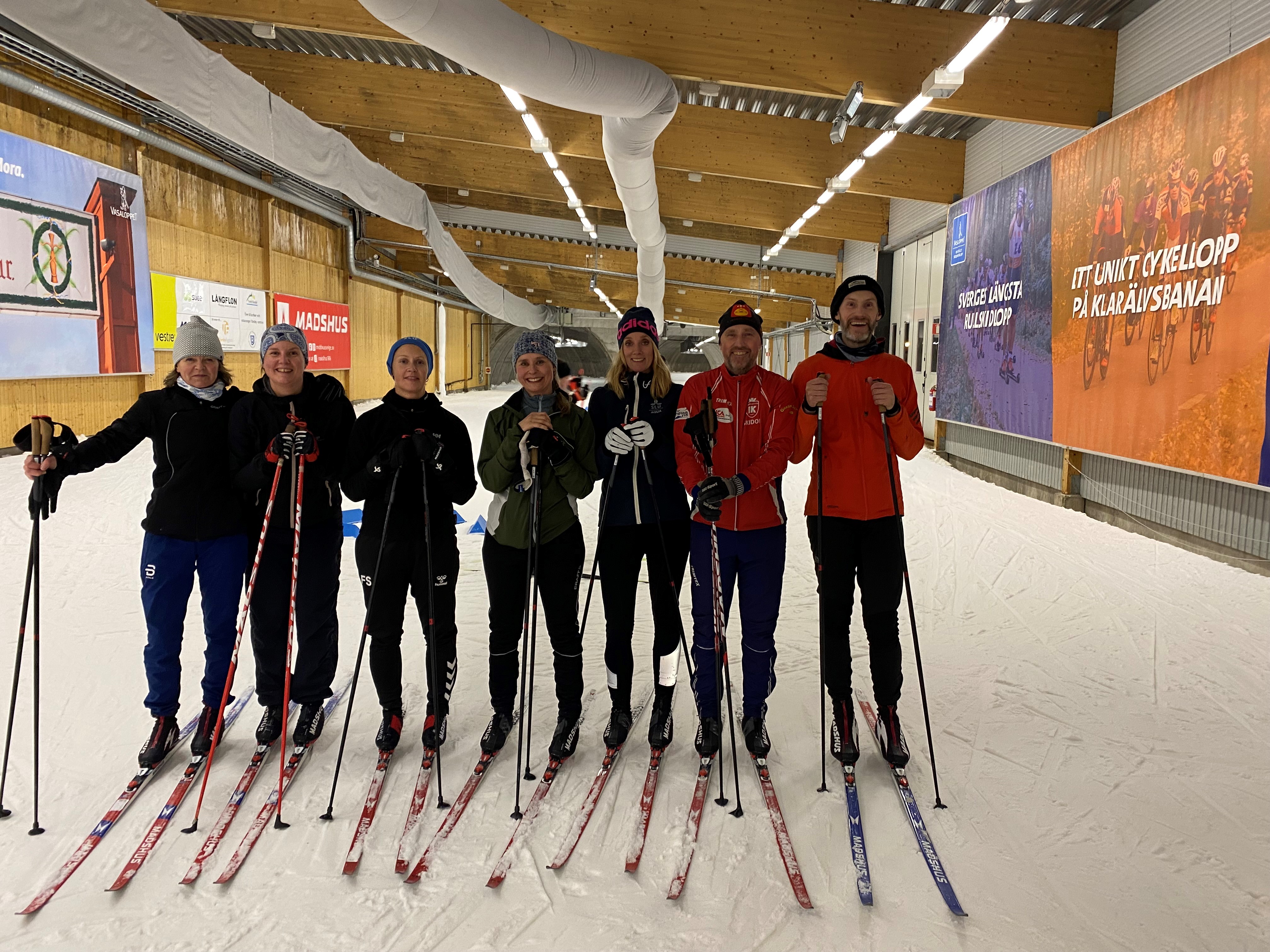 SAMSAS-gruppen åker skidor