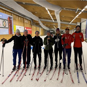 SAMSAS-gruppen åker skidor