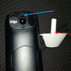 Alco lock with disposable nozzle. Photo.