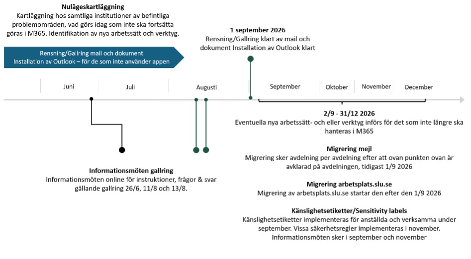 tidplan för projektet