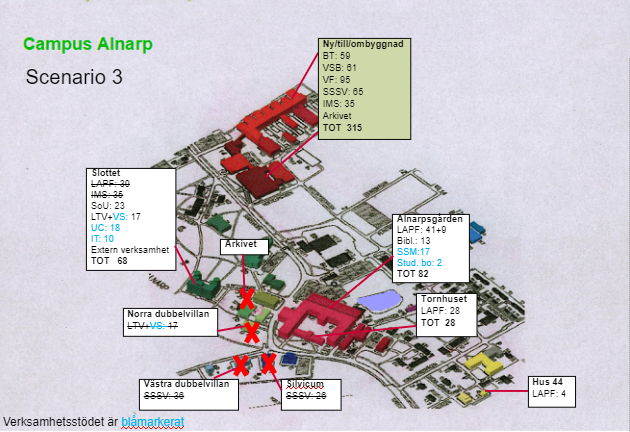 Plan lokalisering Alnarp