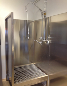 Shower for equipment