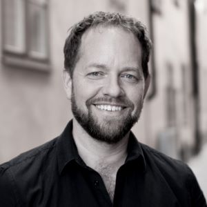 svartvit porträttbild på Paul Kvanta