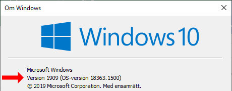 Uppdatering av Windows 10 på datorer för att uppfylla säkerhetskraven |  Medarbetarwebben