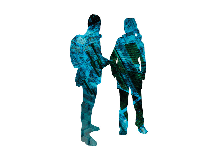 Illustration två personer