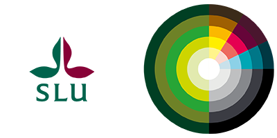 SLU:s logotyp och färger
