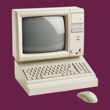 Picture of old computer