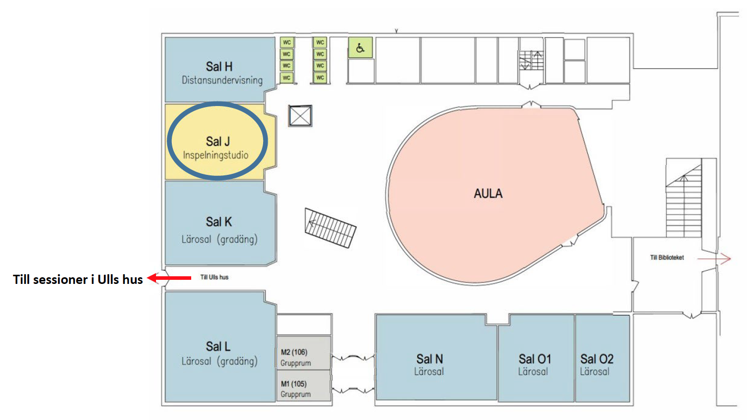 Map Undervisningshuset